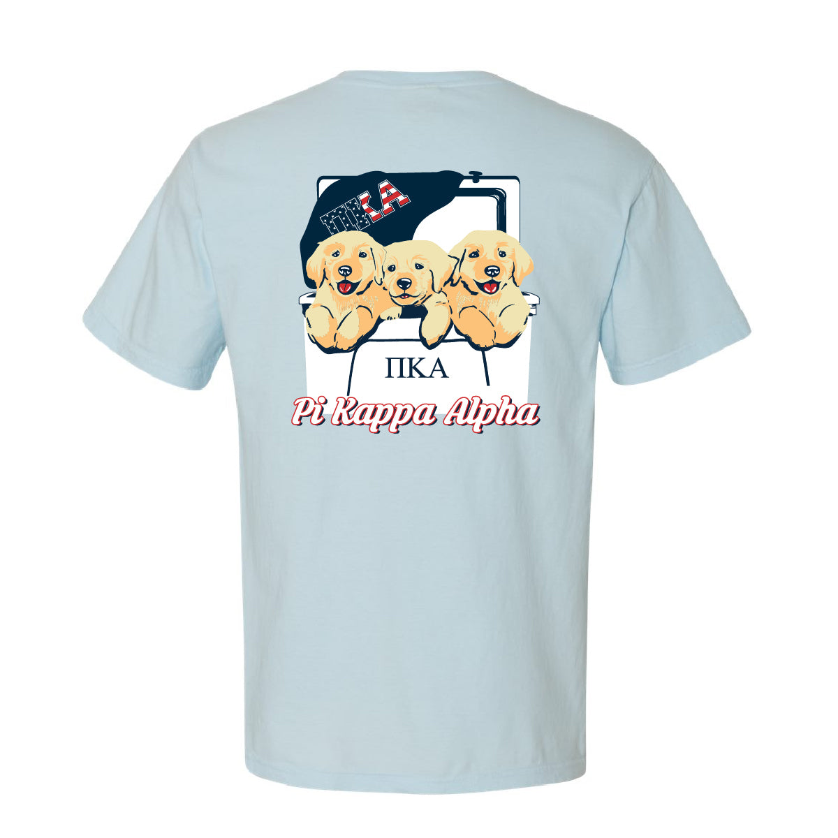 Pi Kappa Alpha Puppy in a Cooler Tee (MH-PIKE-61339)
