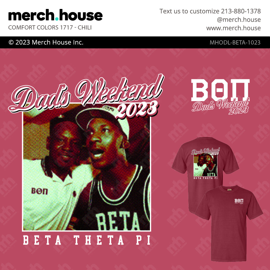 Beta Theta Pi Dad's Weekend Father and Son Shirt