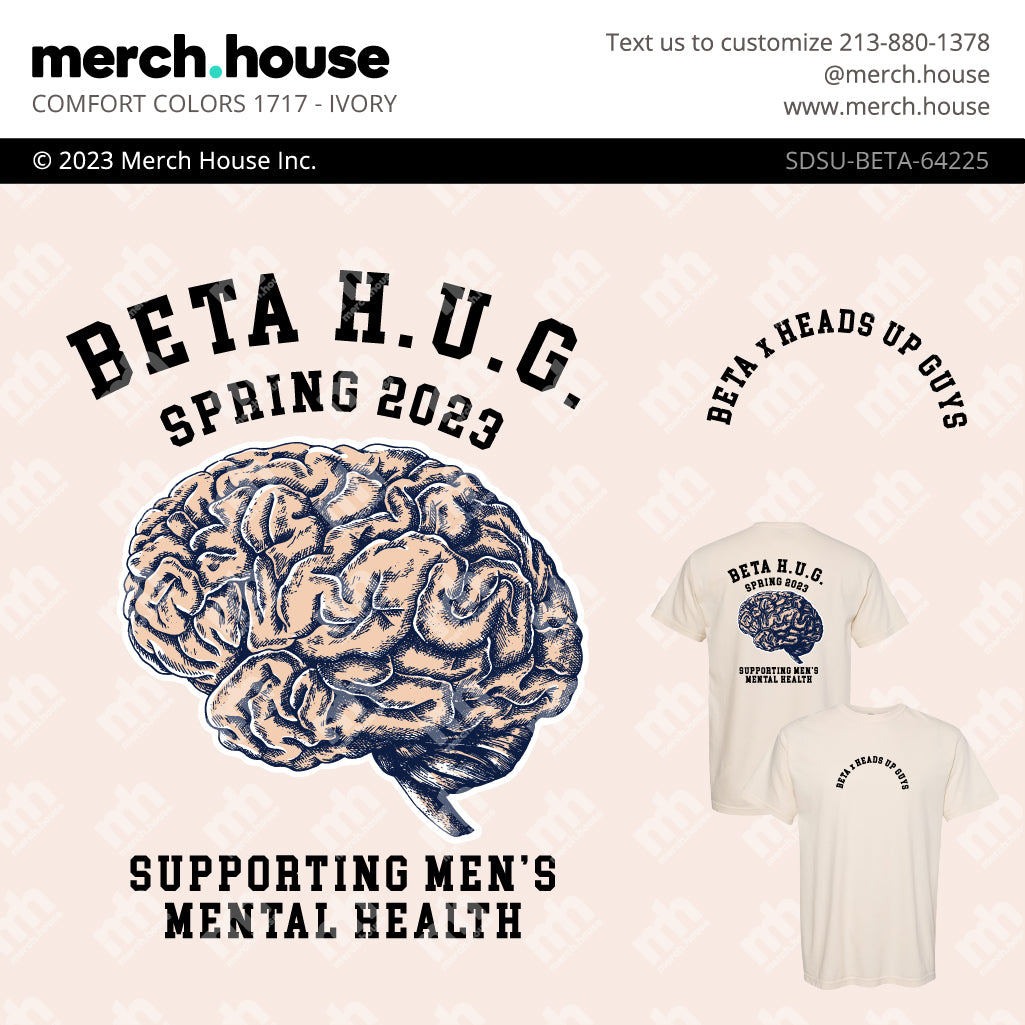 Beta Theta Pi Philanthropy Brain Shirt