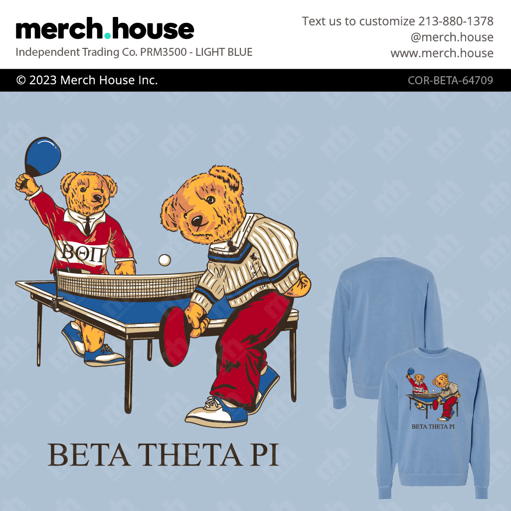 Beta Theta Pi PR Ping Pong Bears Sweater