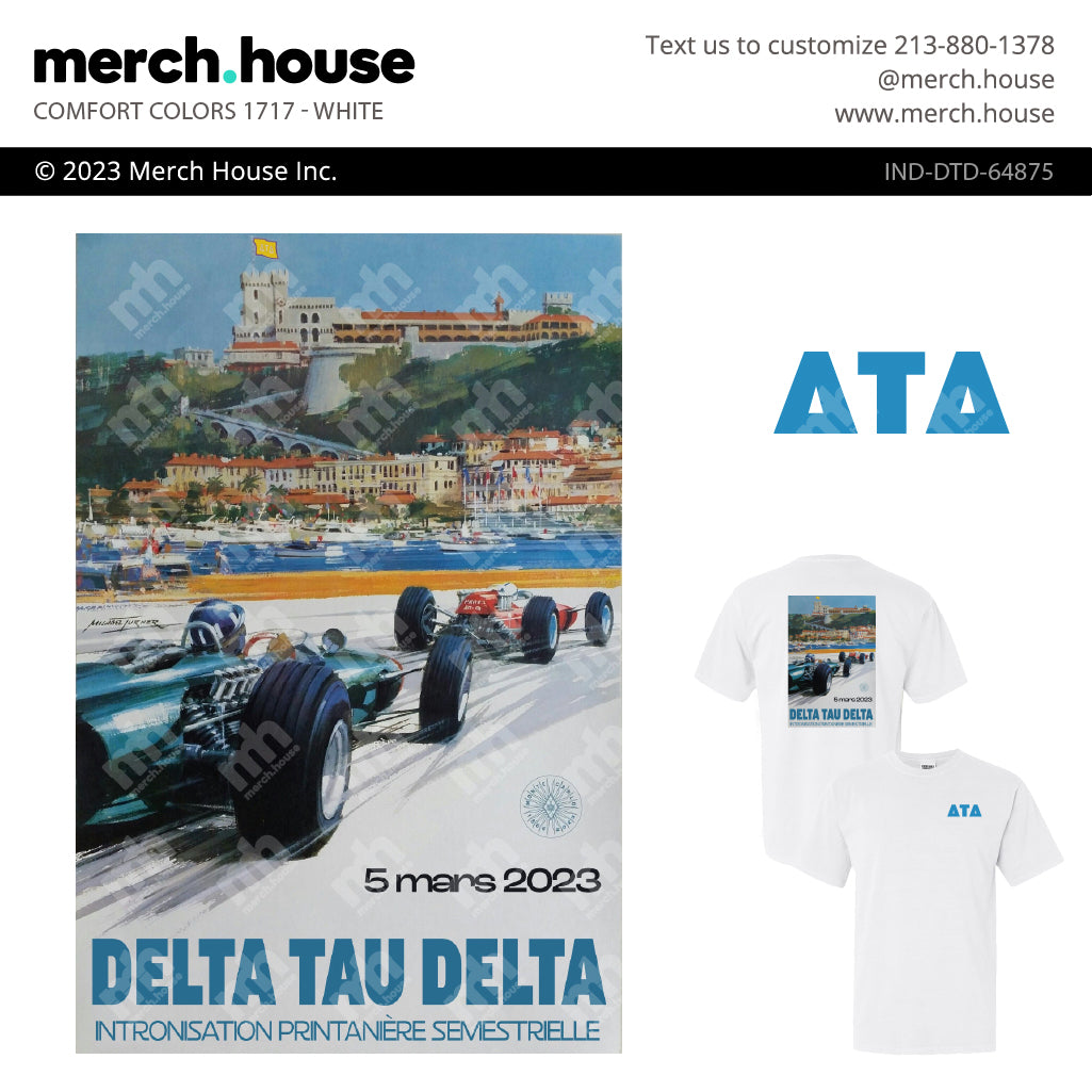 Delta Tau Delta Philanthropy F1 Race Shirt