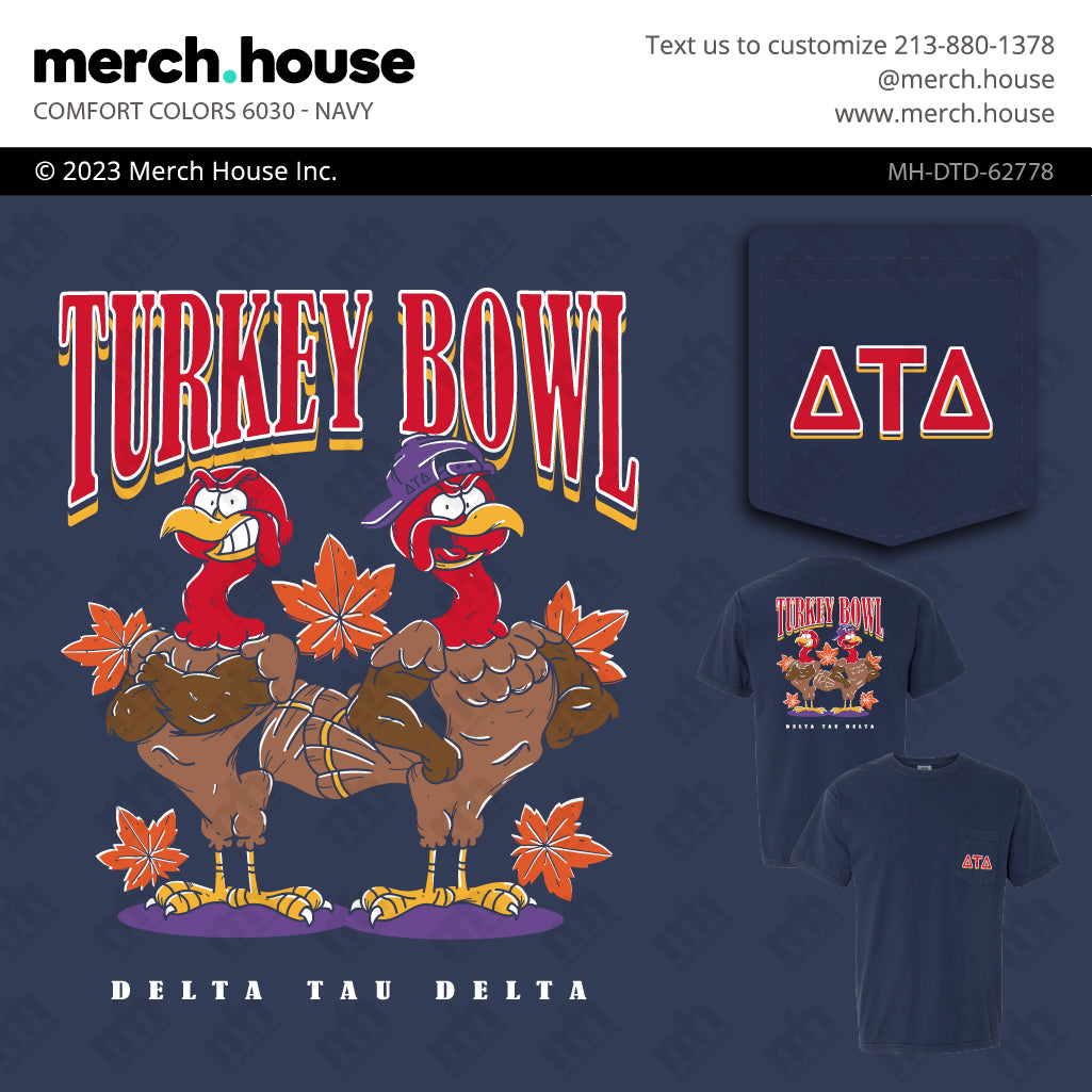 Delta Tau Delta PR Turkey Bowl Shirt