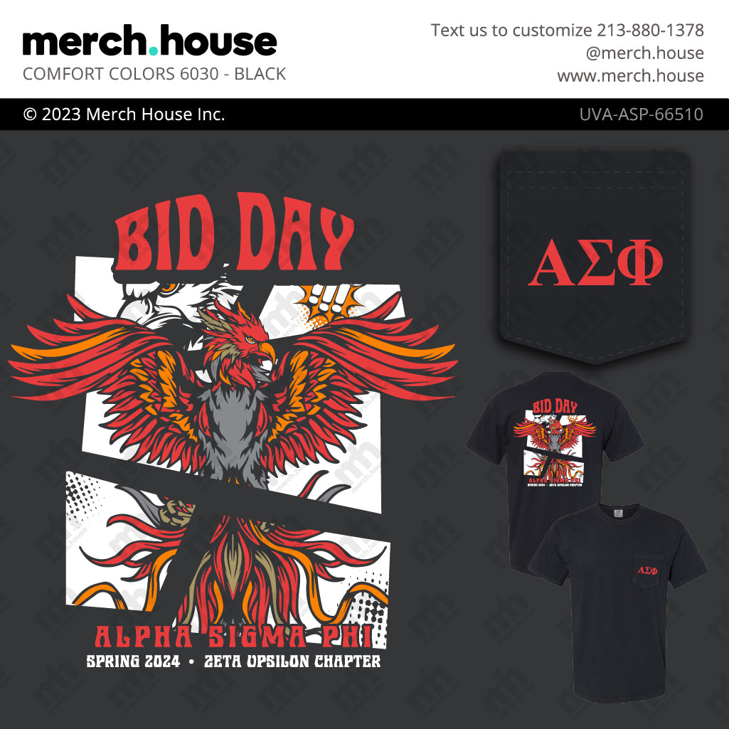 Fraternity Bid Day Phoenix Shirt