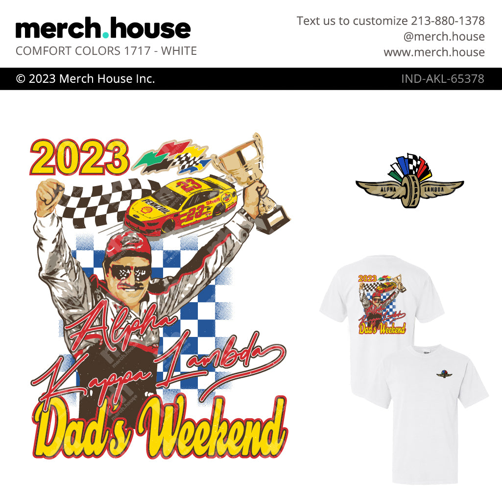 Fraternity Dad's Weekend Daytona Race Shirt