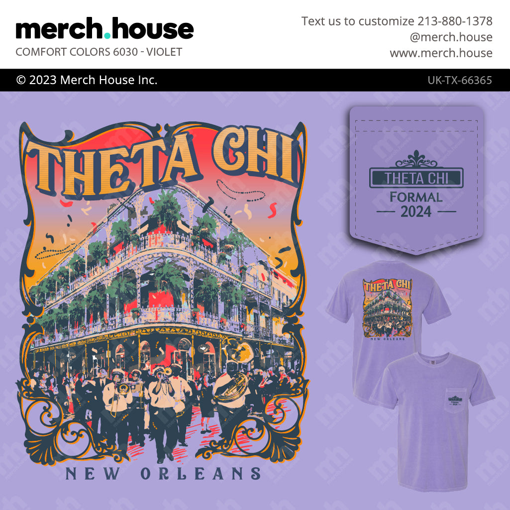Fraternity Formal New Orleans Band Shirt
