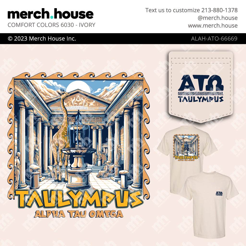 Fraternity Greek Week Giraffe Taulympus Shirt