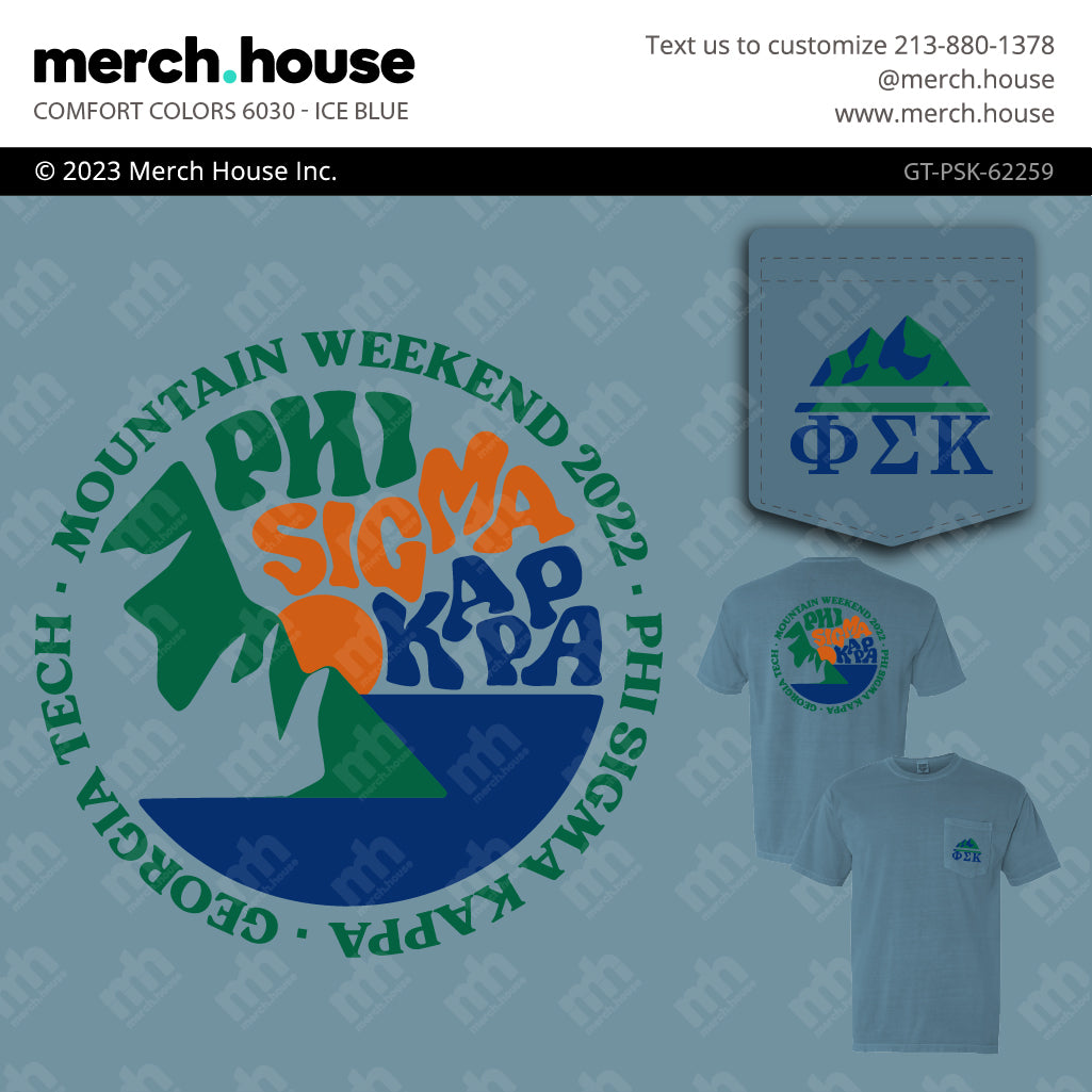 Fraternity Retreat Phi Sig Mountain Weekend Shirt