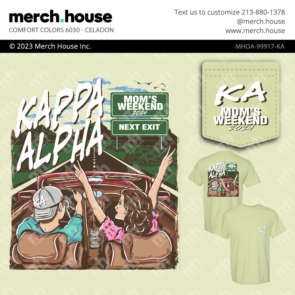 Kappa Alpha Order Mom's Weekend Road Trip Shirt