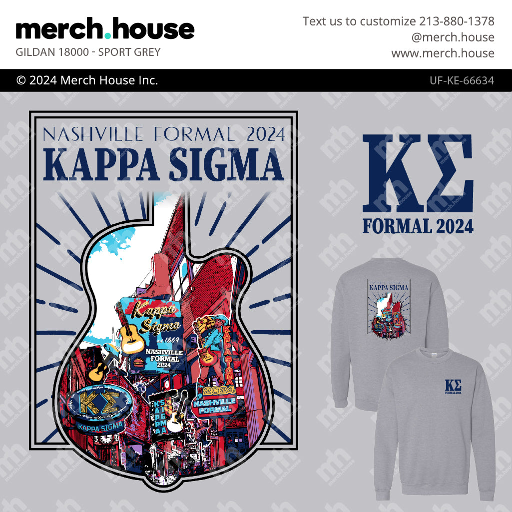 Kappa Sigma Formal Nashville Signages Sweater