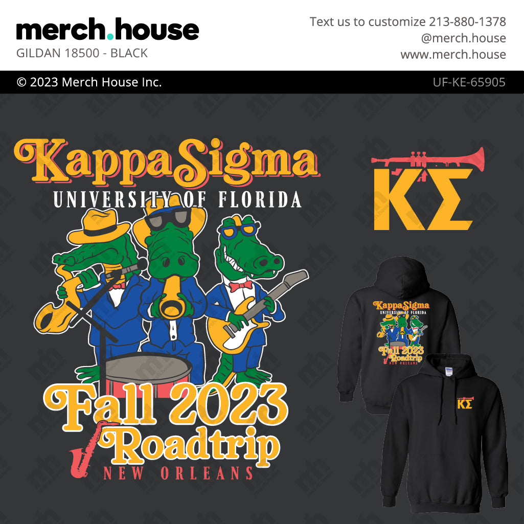 Kappa Sigma Philanthropy Jazz Gator Band Shirt