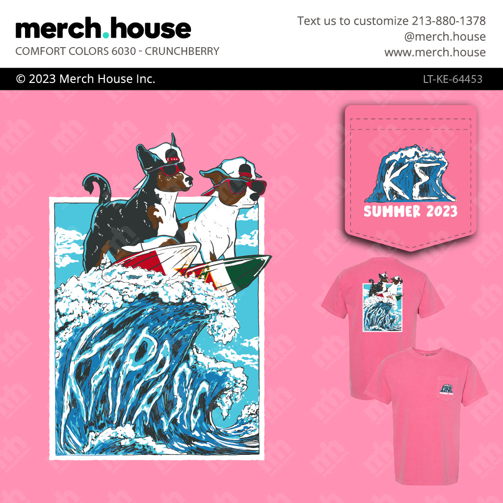 Kappa Sigma Philanthropy Summer Dog Surfers Shirt