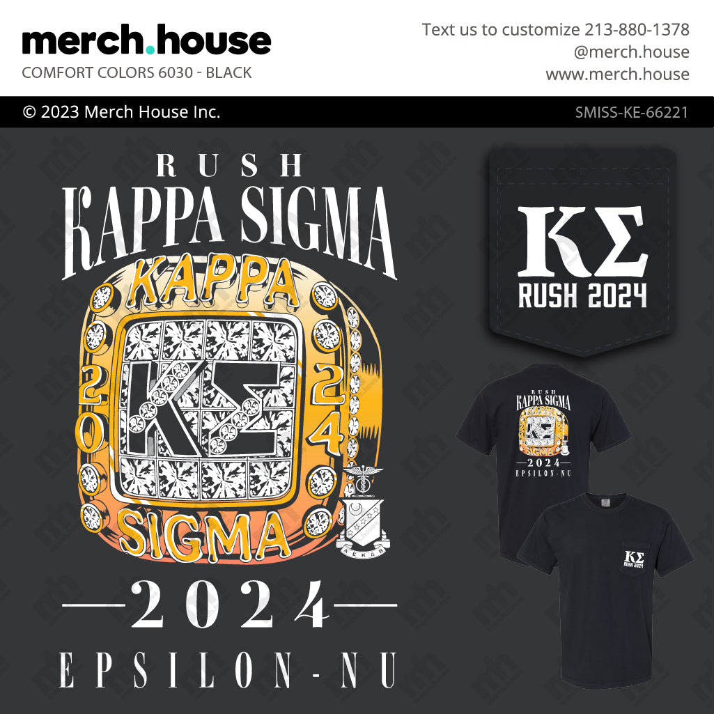 Kappa Sigma Rush Shirt Ring