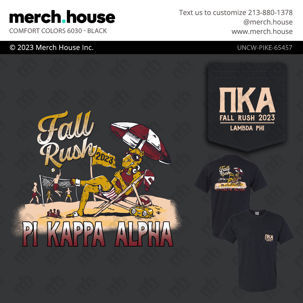 Pi Kappa Alpha Rush Shirt Camel Volleyball – Merch House