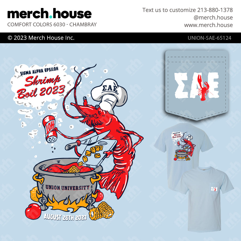 SAE Philanthropy Shrimp Boil Shirt