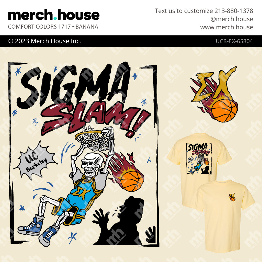 Sigma Chi Philanthropy Basketball Slam Shirt