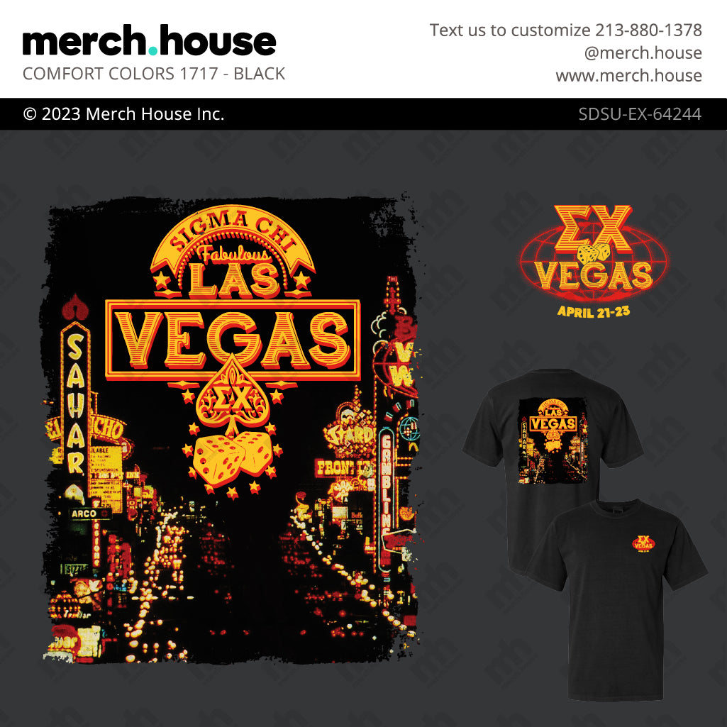 Sigma Chi Philanthropy Fabulous Vegas Shirt