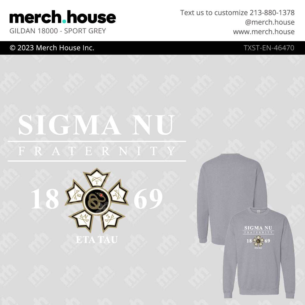 Sigma Nu Graphic T-shirt Gone Fishing 