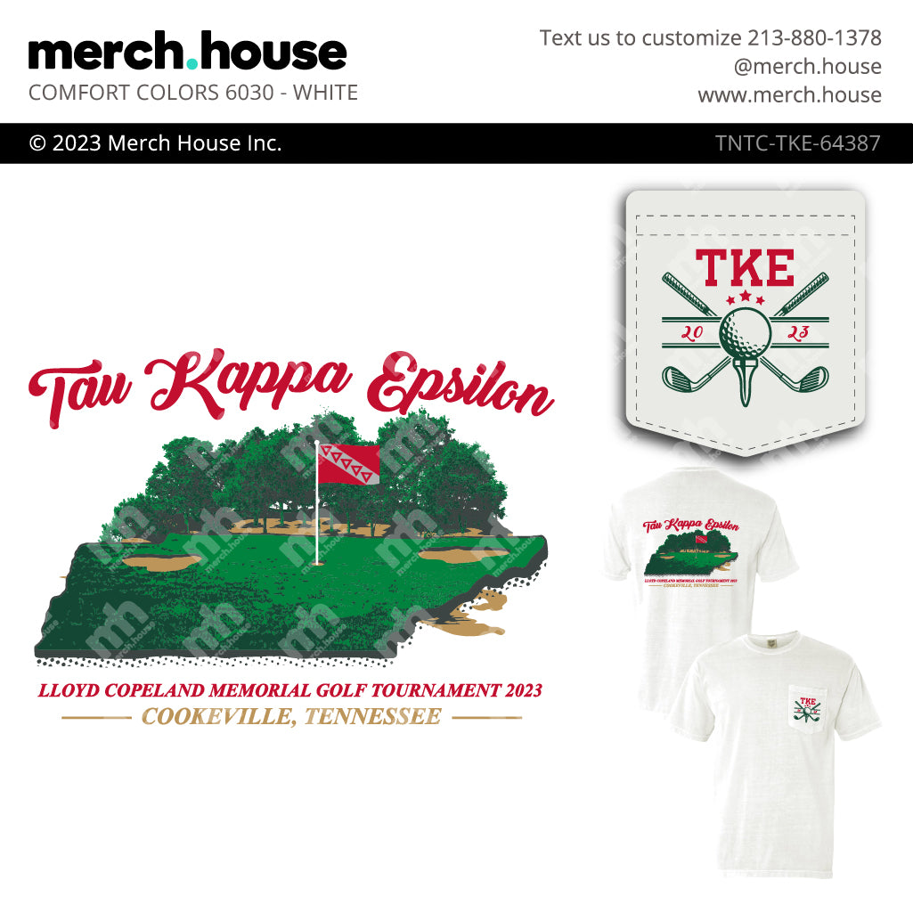 TKE Philanthropy Cookeville Golf Tournament Shirt