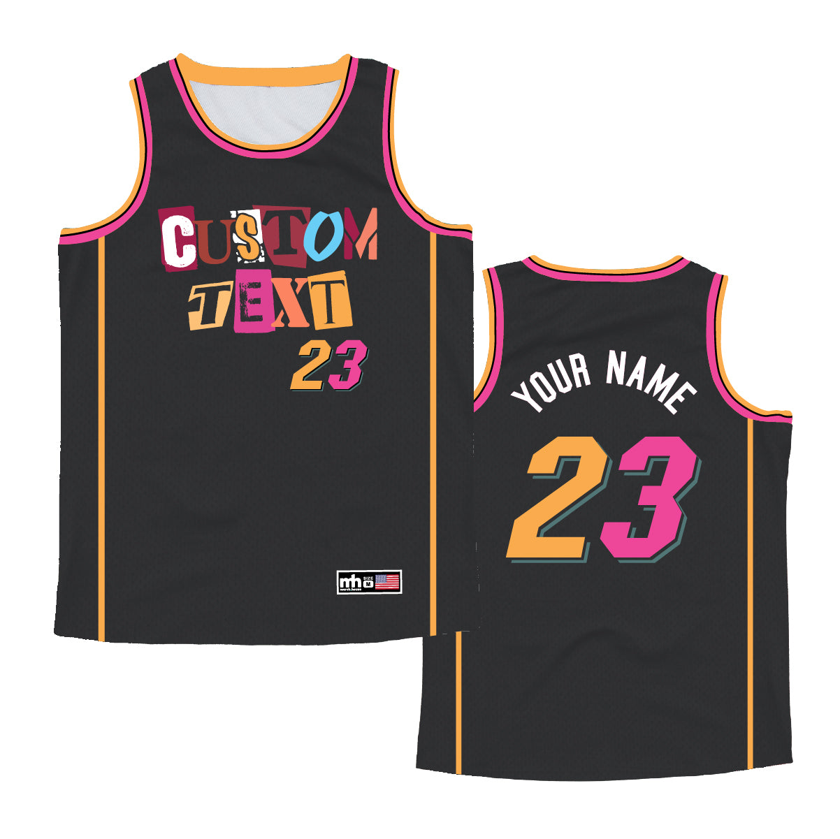 custom jersey lettering