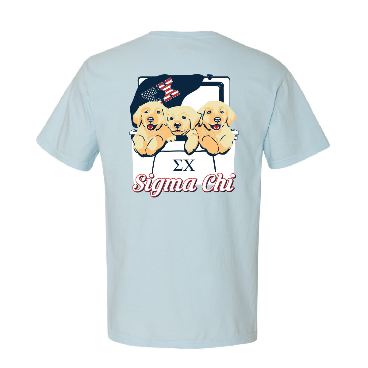 Sigma Chi Puppy in a Cooler Tee (MH-EX-61340)