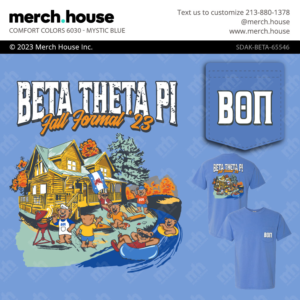 Beta Theta Pi Formal Cabin Bears Shirt