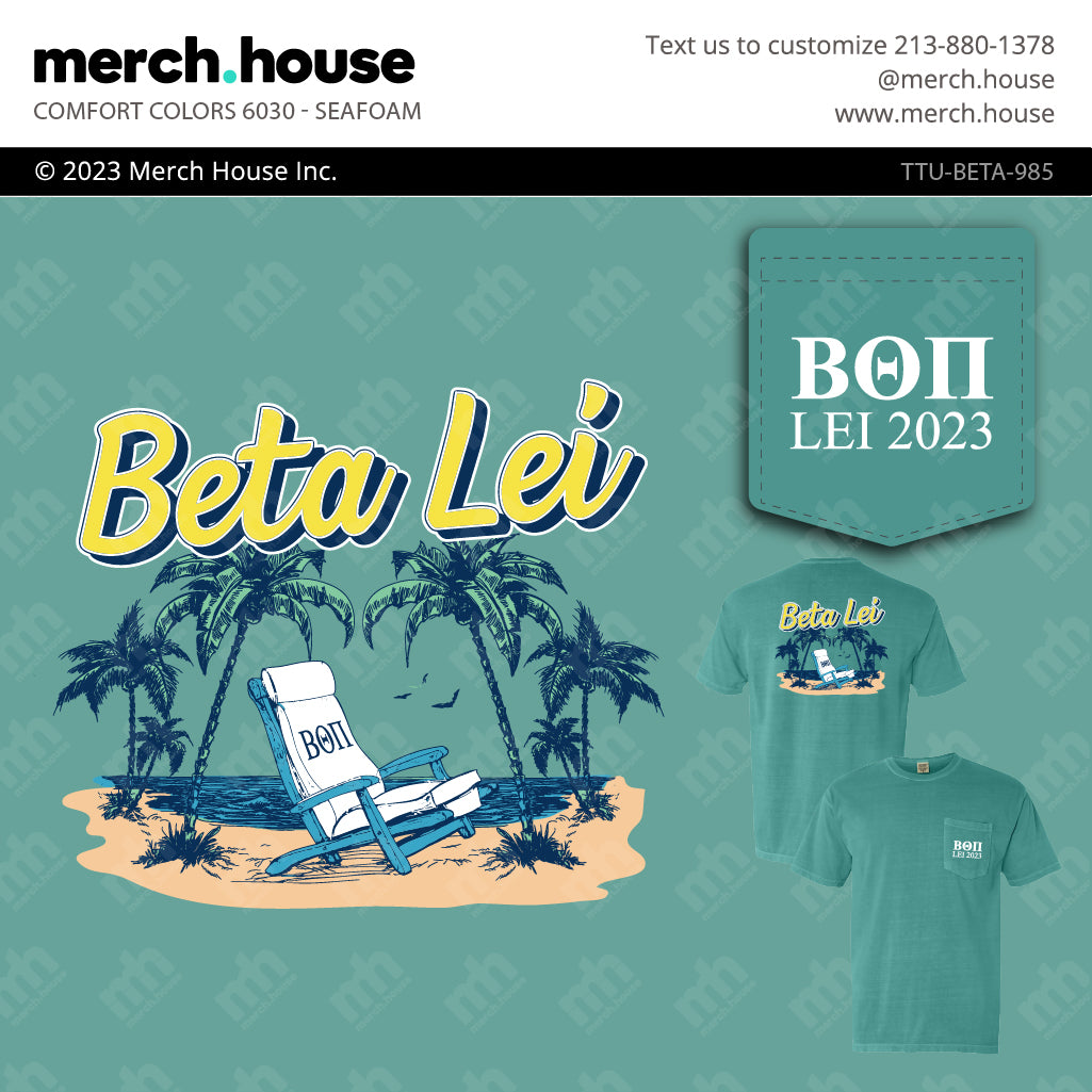 Beta Theta Pi Mixer Beach Lei Shirt