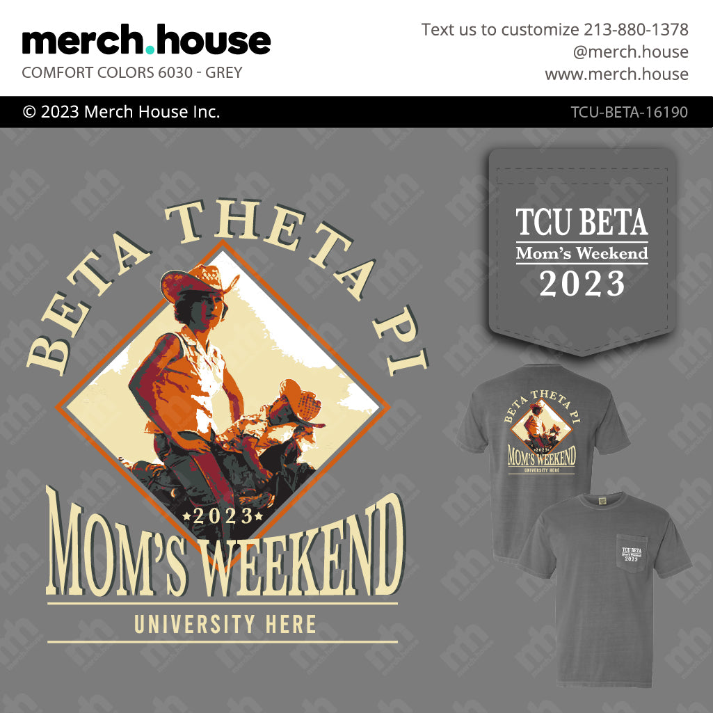 Beta Theta Pi Mom's Weekend Horse Riding Shirt