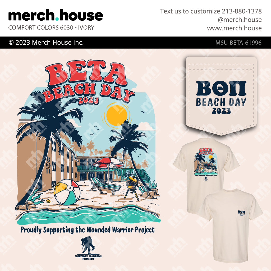 Beta Theta Pi Philanthropy Beach Day Shirt
