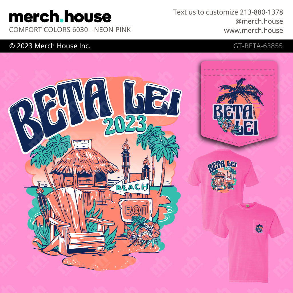 Beta Theta Pi Philanthropy Beach Hut Shirt