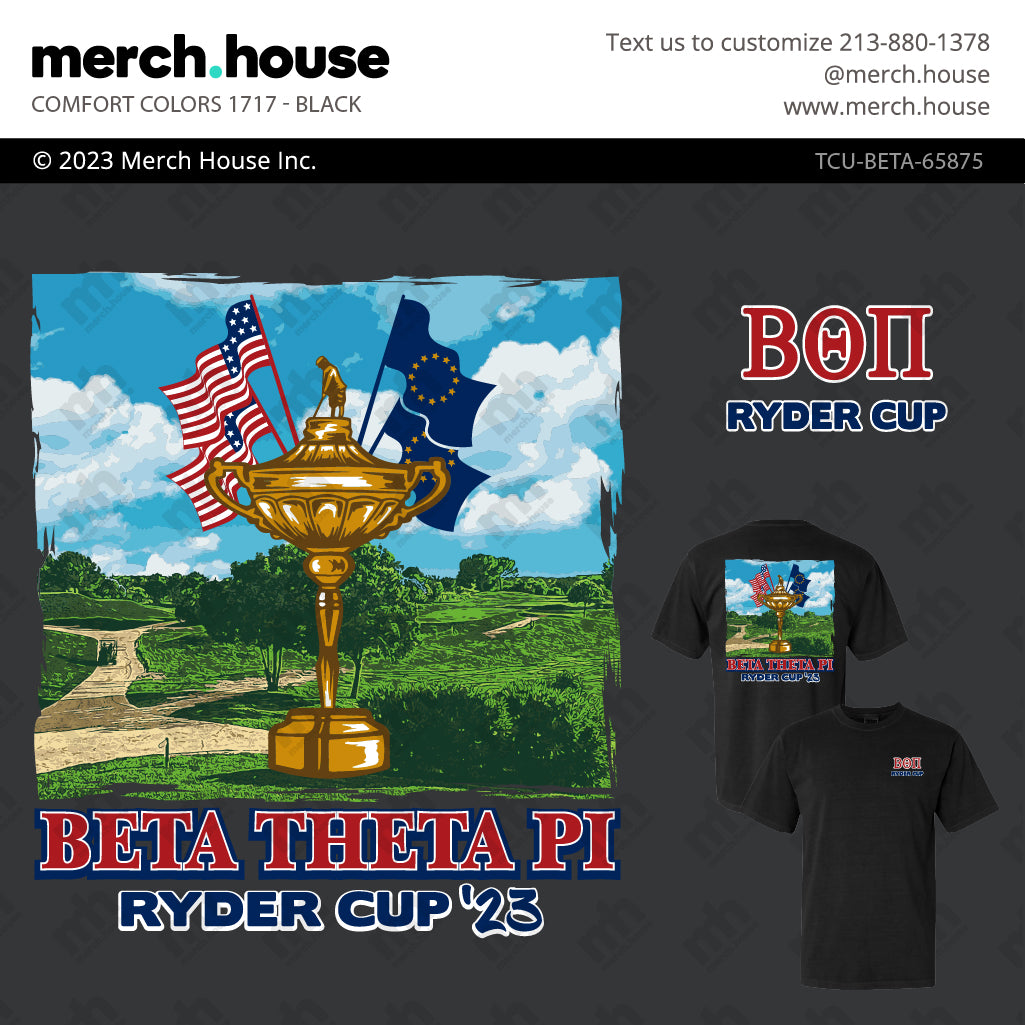 Beta Theta Pi Philanthropy Trophy Ryder Cup Shirt