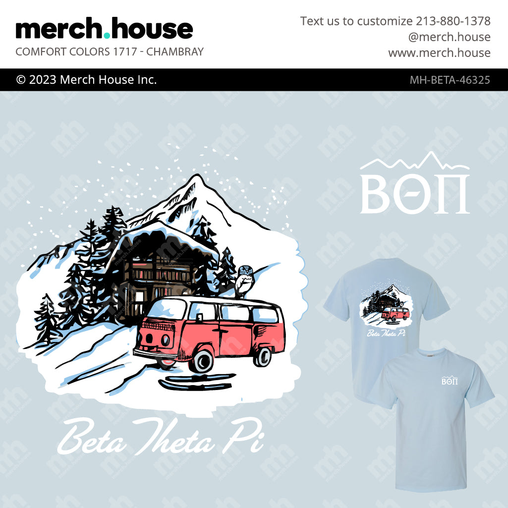 Beta Theta Pi Retreat Winter Lodge Shirt