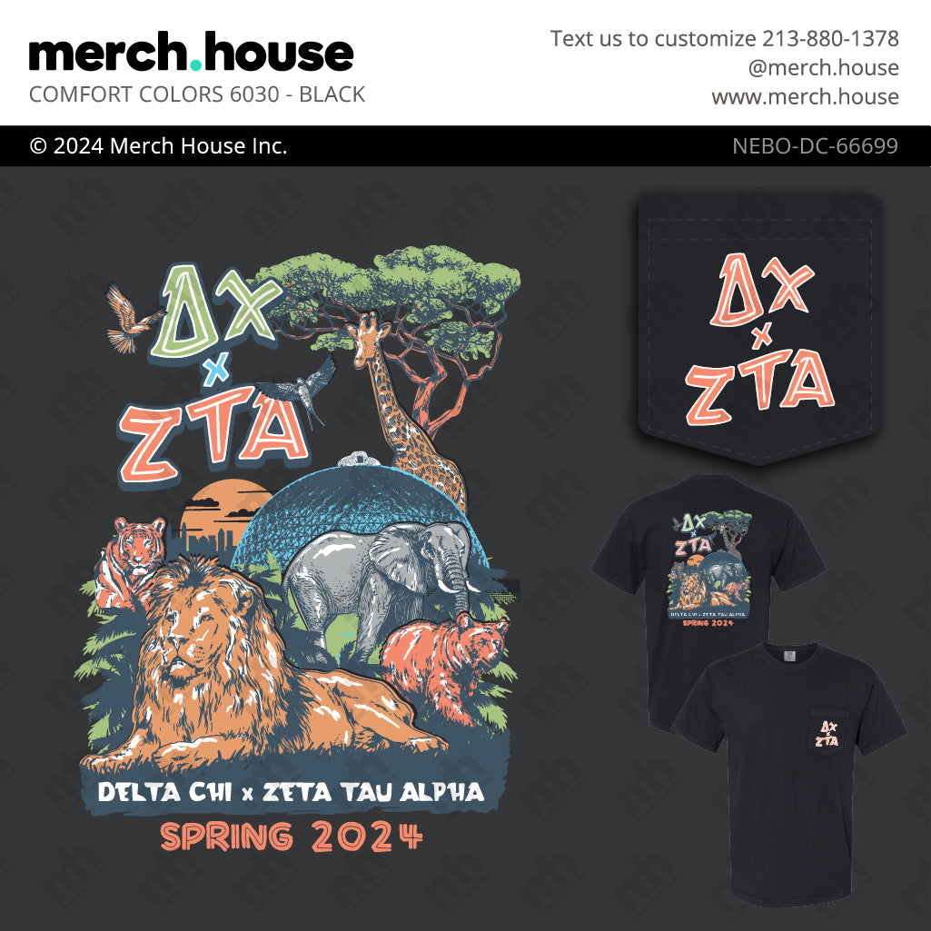 Delta Chi Mixer Omaha Zoo Animals Shirt