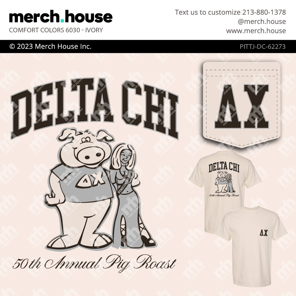 Delta Chi Philanthropy Pig Roast Shirt
