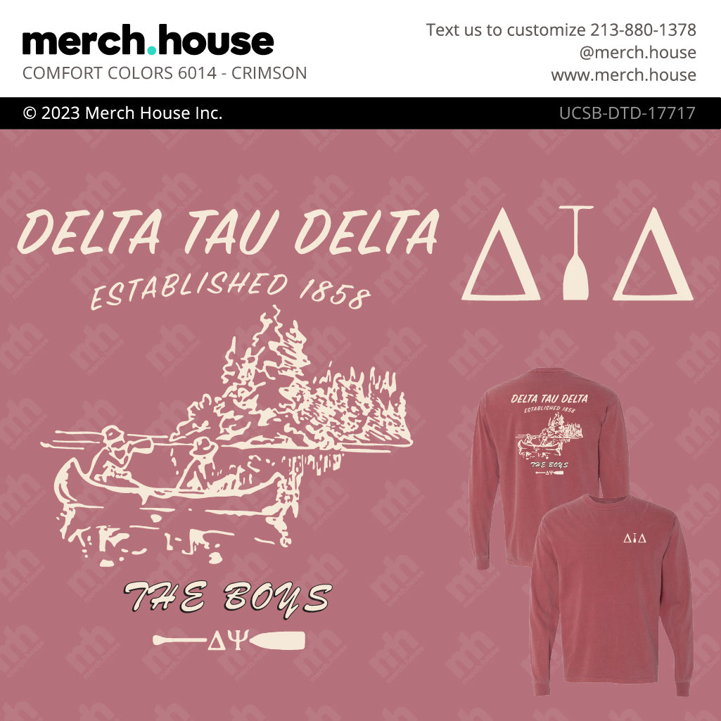 Delta Tau Delta PR Canoe Shirt