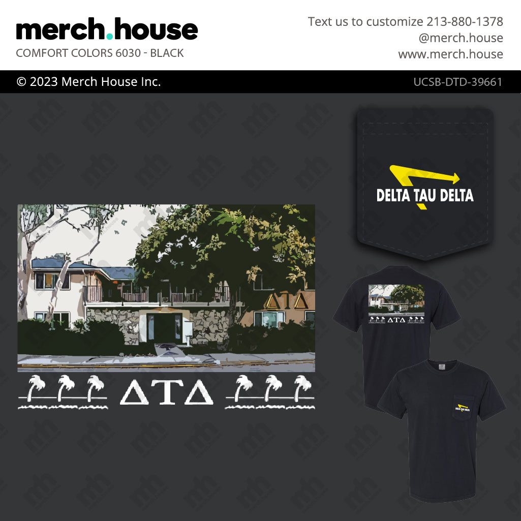 Delta Tau Delta Rush Shirt Chapter House Palms