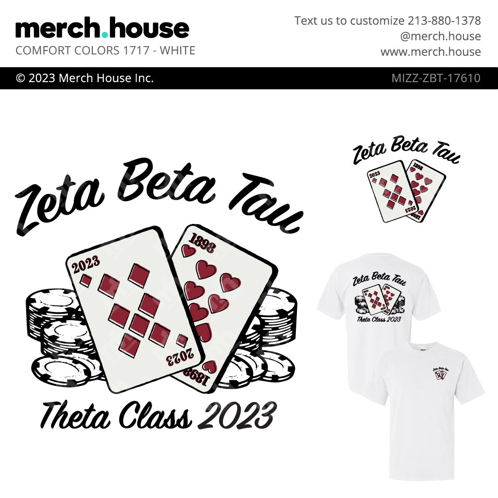 Fraternity Bid Day Chips and Cards Shirt