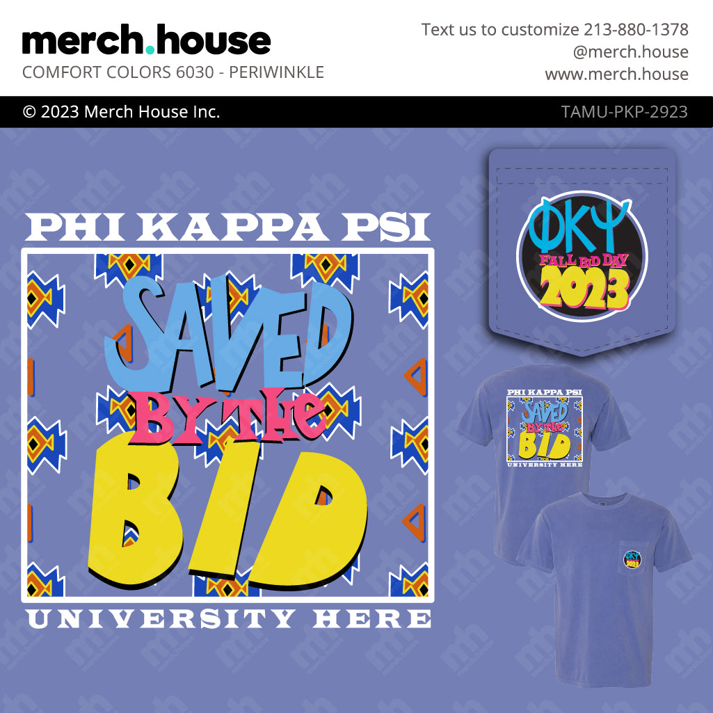Fraternity Bid Day Saved By the Bell Shirt