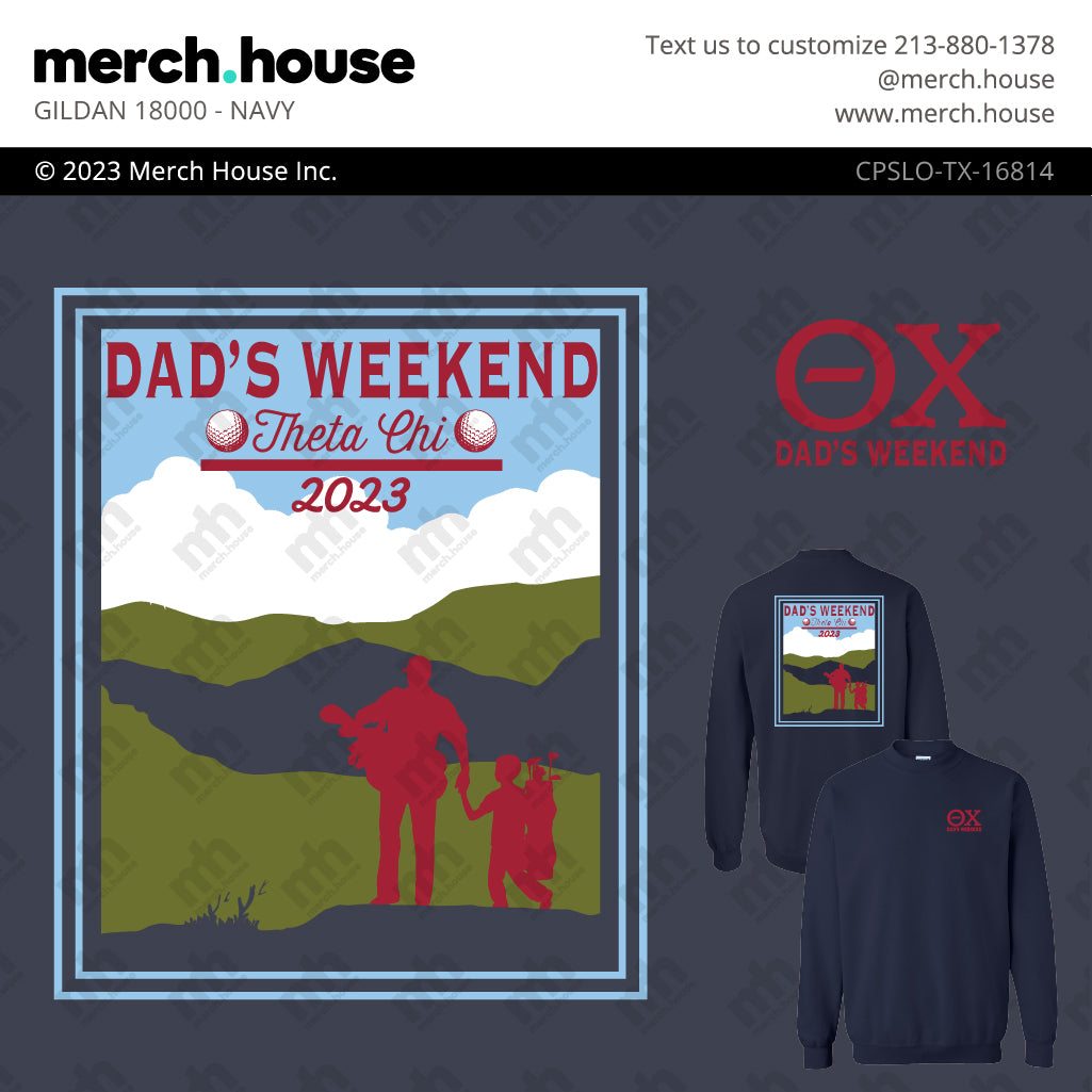 Fraternity Dad's Weekend Father Son Golf Shirt
