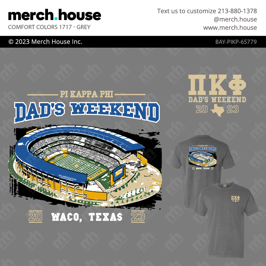 Fraternity Dad's Weekend Football Stadium Shirt
