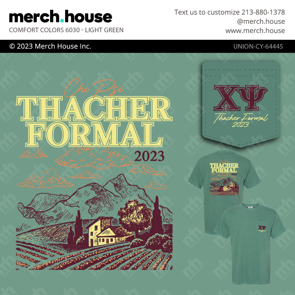 Fraternity Formal Winery Thacher Shirt