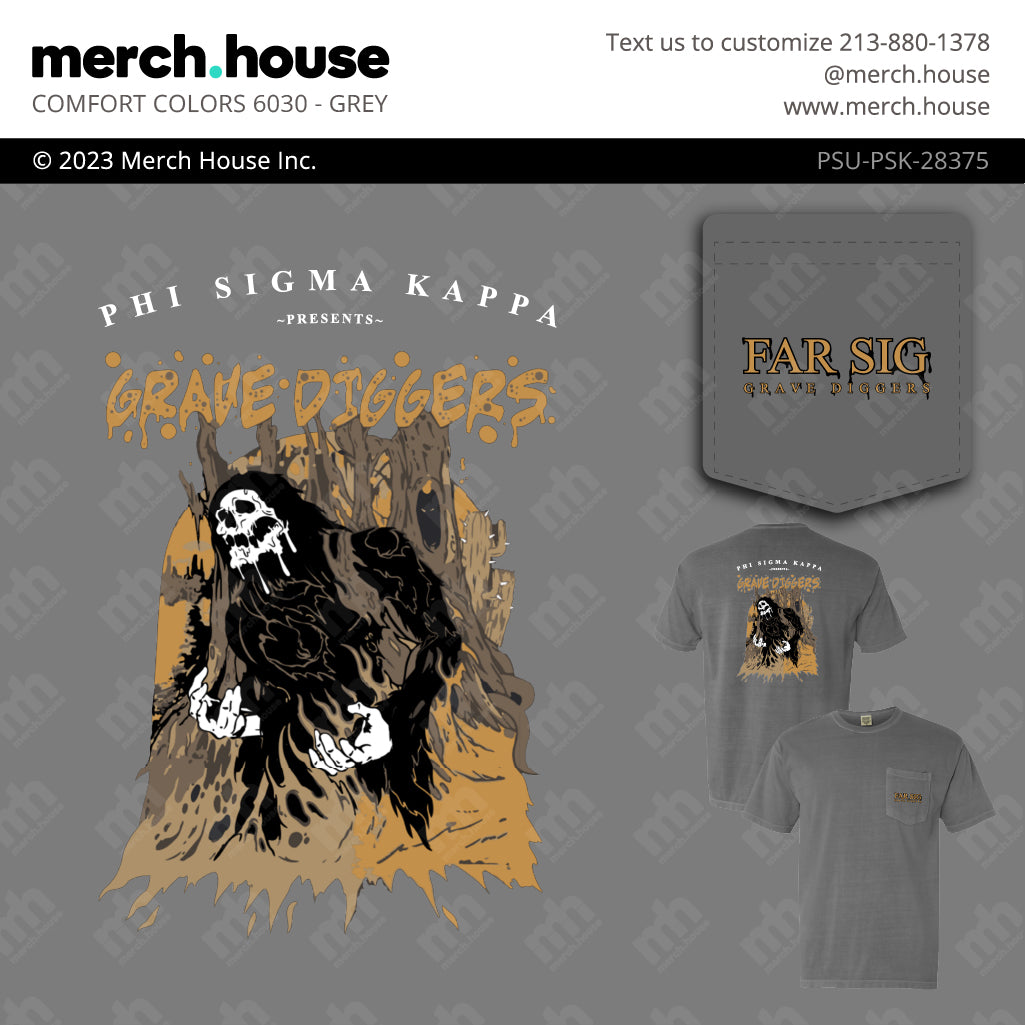 Fraternity Halloween Grave Diggers Shirt