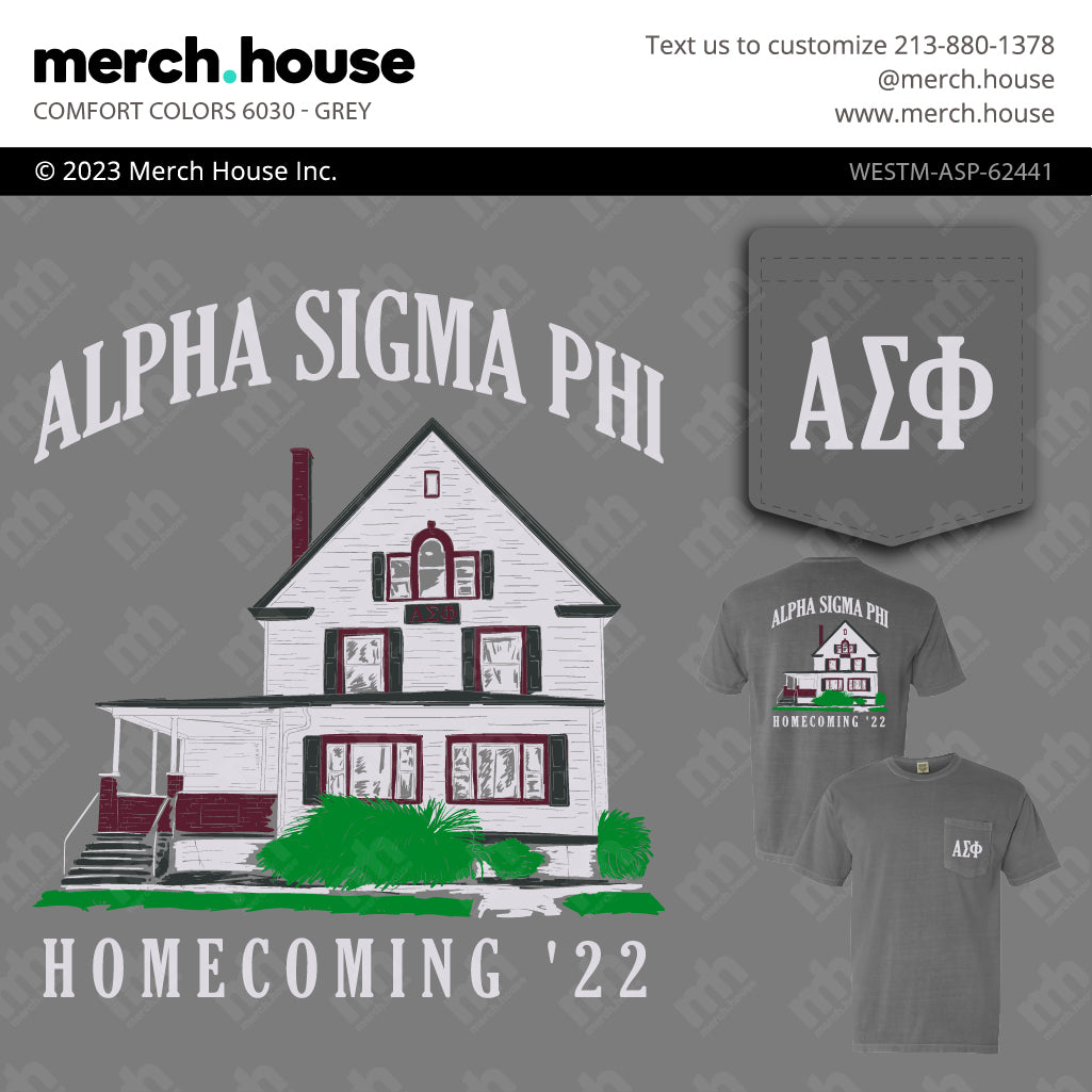 Fraternity Homecoming Simple Chapter House Shirt