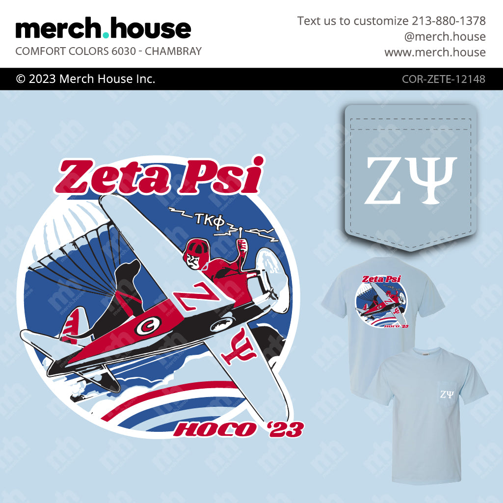 Fraternity Homecoming Spitfire Plane Shirt