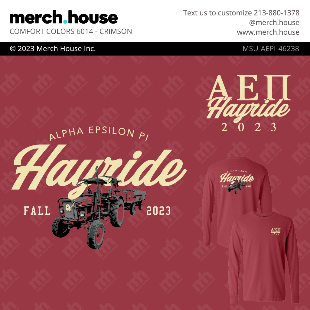 Fraternity Mixer Hayride Tractor Shirt