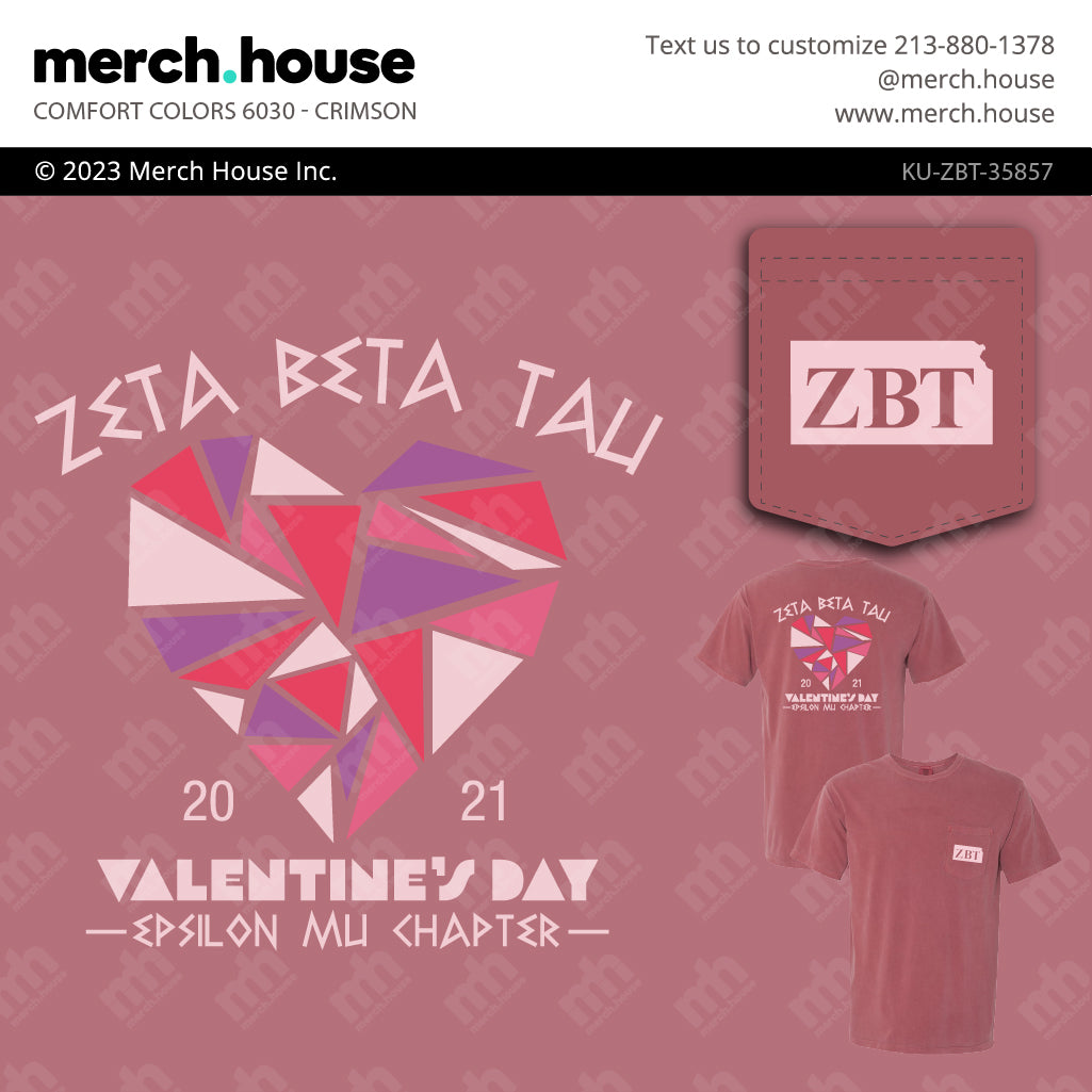 Fraternity Mixer Valentine's Day Heart Shirt