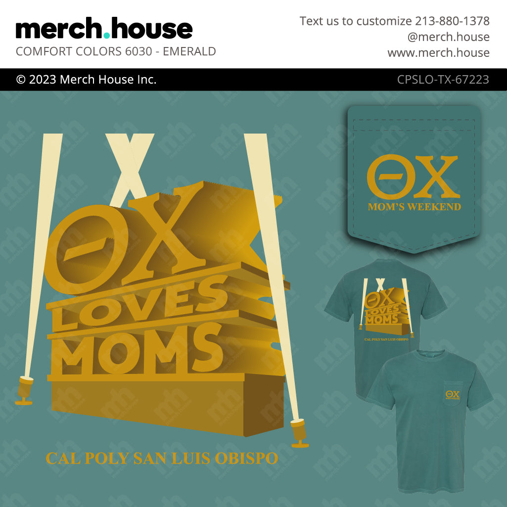 Fraternity Mom's Weekend 3D Text Shirt