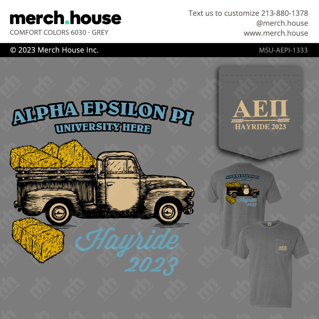 Fraternity Philanthropy AEPi Hayride Shirt