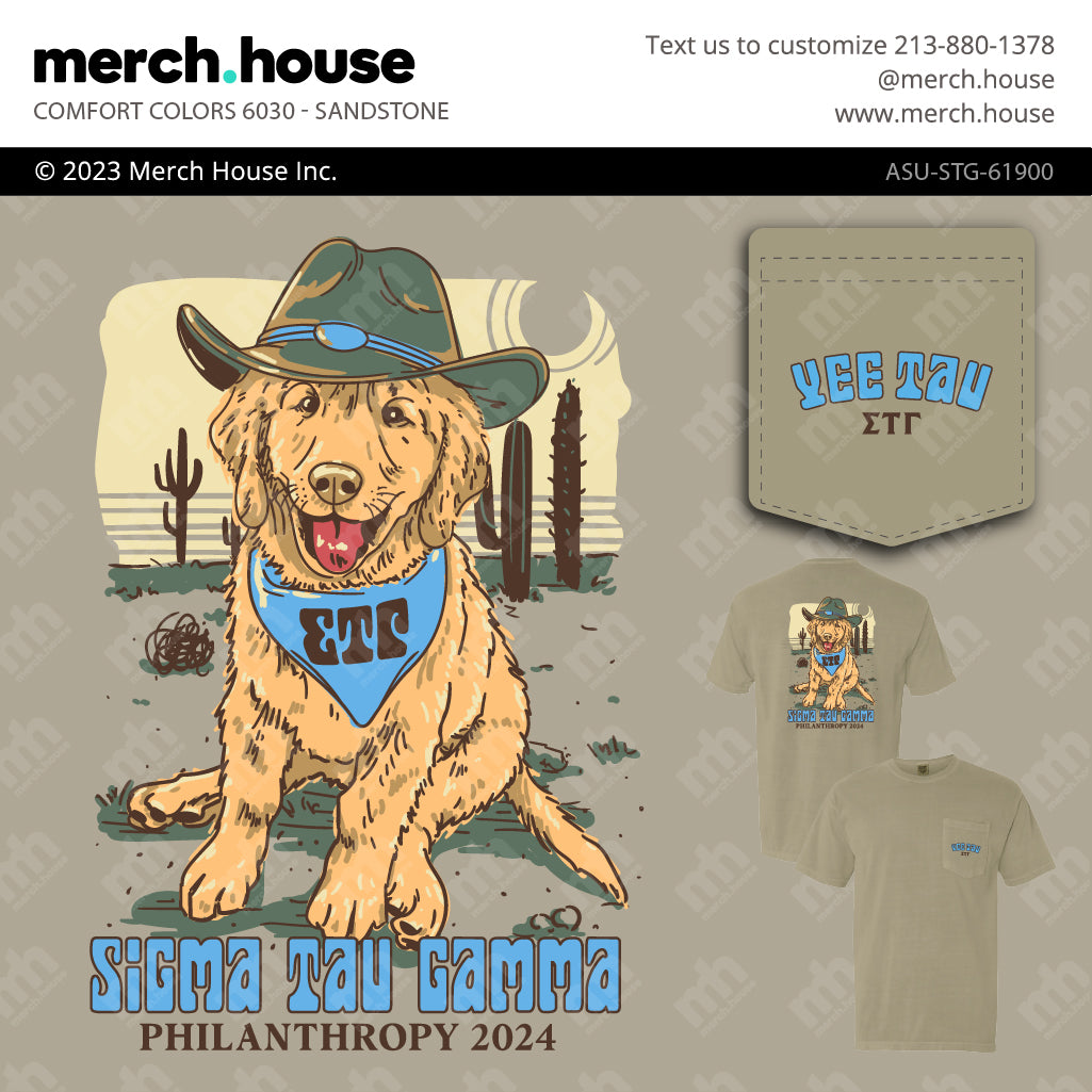Fraternity Philanthropy Desert Puppy Shirt