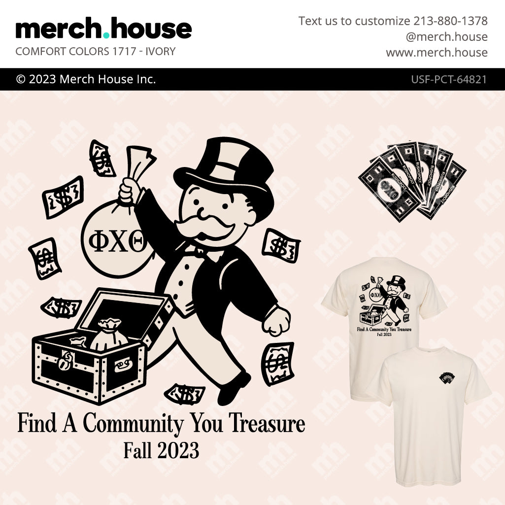 Fraternity Philanthropy Monopoly Man Shirt