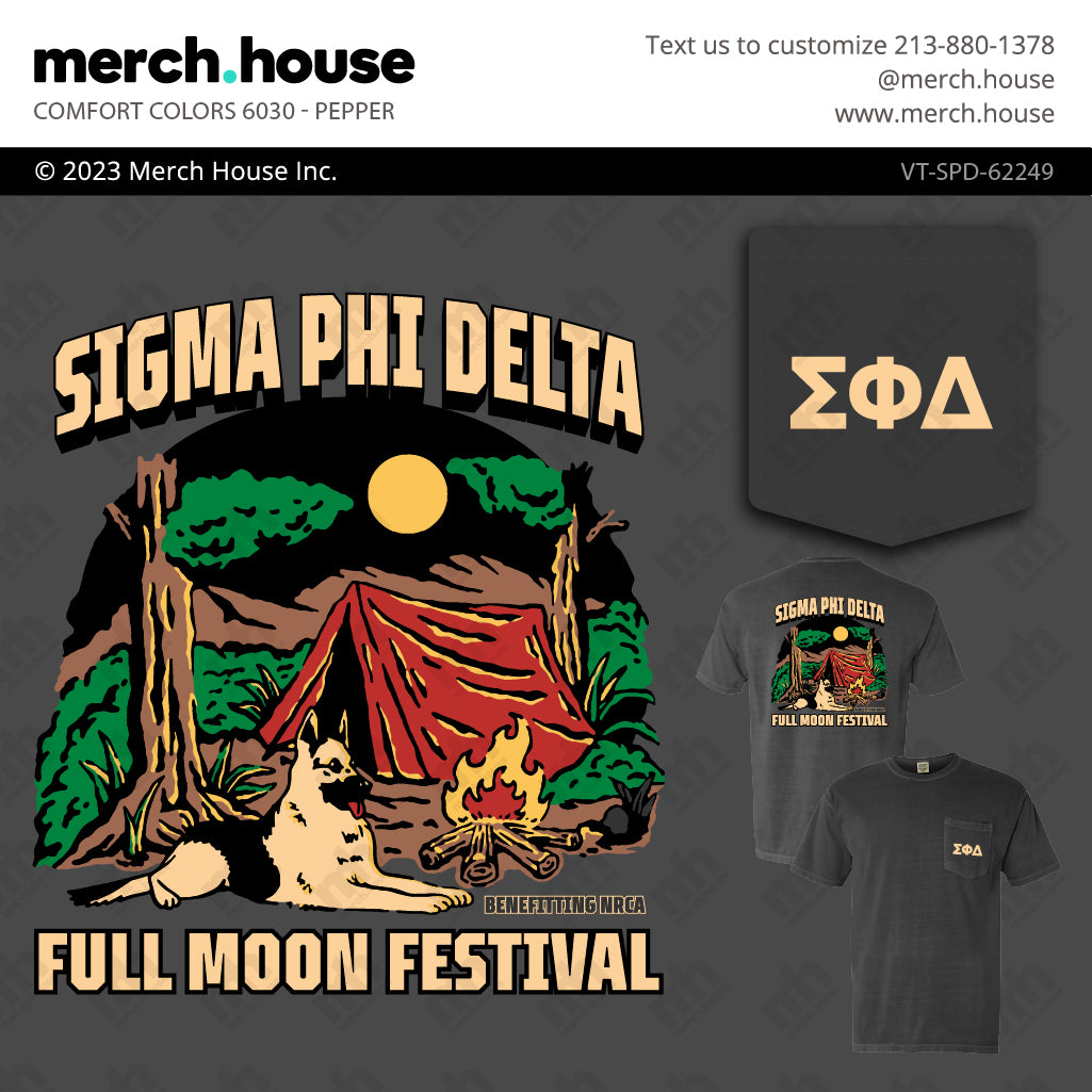 Fraternity Philanthropy Moonlight Camp Shirt